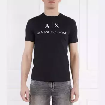 Облегающая футболка Armani Exchange, синий