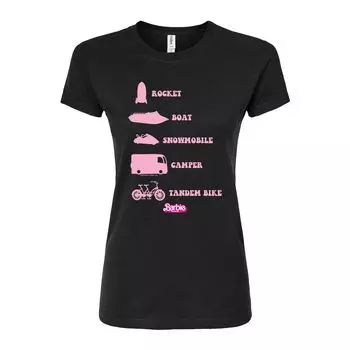 Облегающая футболка Barbie The Movie Vehicles для юниоров Barbie