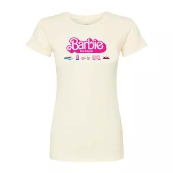 Облегающая футболка Barbie The Movie Vehicles для юниоров Barbie