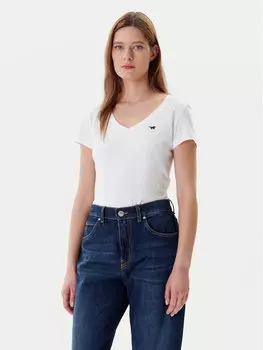 Облегающая футболка Beverly 1016517 Mustang, белый