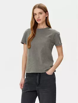 Облегающая футболка Brandy 27033185 Noisy May, серый