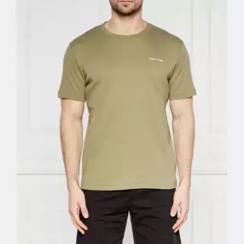 Облегающая футболка Calvin Klein, хаки