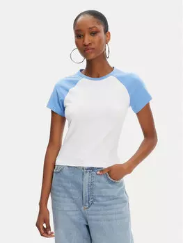 Облегающая футболка Contrast JCWCT125307 Juicy Couture, белый