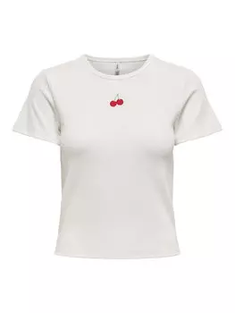 Облегающая футболка Daniella 15350554 Only, белый