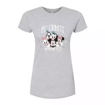 Облегающая футболка Disney's Celebrate 100 Years Junior для юниоров Disney