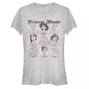 Облегающая футболка Disney's Juniors Disney Princesses Different Moods Licensed Character