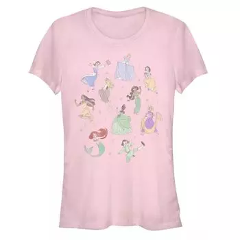 Облегающая футболка Disney's Juniors Disney Princesses Group Licensed Character
