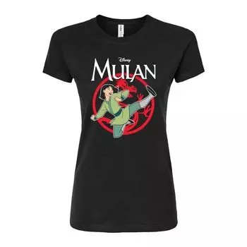 Облегающая футболка Disney's Mulan Juniors Licensed Character