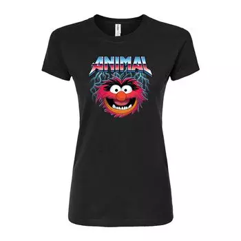Облегающая футболка Disney's The Muppets Juniors Animal Rock Licensed Character