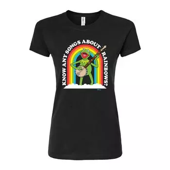 Облегающая футболка Disney's The Muppets Juniors Rainbows Licensed Character