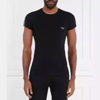 Облегающая футболка для отдыха Emporio Armani, черный