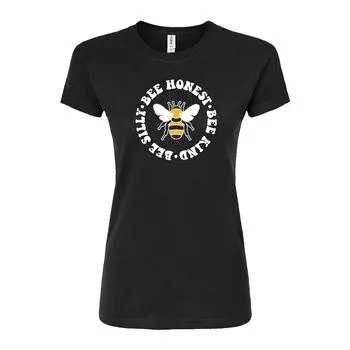 Облегающая футболка для юниоров "Bee Honest Bee Kind" Licensed Character