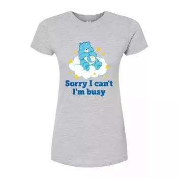 Облегающая футболка для юниоров Care Bears Im Busy Licensed Character
