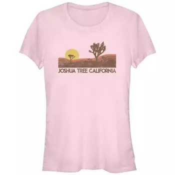 Облегающая футболка для юниоров Joshua Tree California Desert Sunset Licensed Character