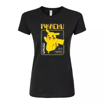 Облегающая футболка для юниоров Pokmon Retro Pikachu Licensed Character