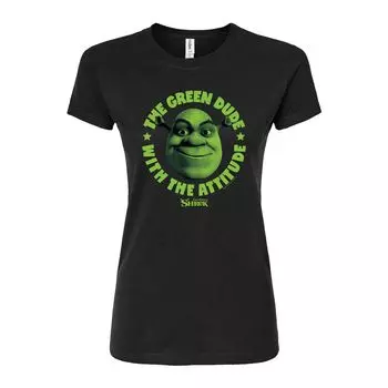 Облегающая футболка для юниоров Shrek Geen Dude Licensed Character, черный