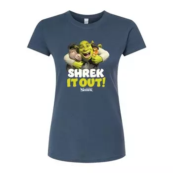 Облегающая футболка для юниоров Shrek It Out Licensed Character, синий