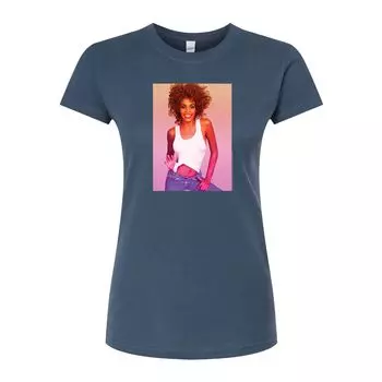 Облегающая футболка для юниоров Whitney Houston Licensed Character, синий