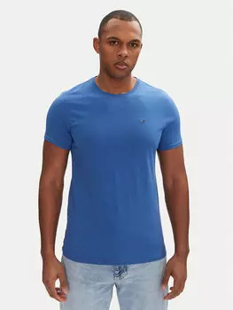 Облегающая футболка DM0DM04411 Tommy Jeans, синий