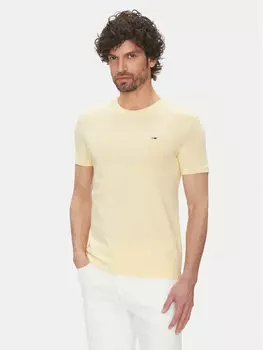 Облегающая футболка DM0DM20363 Tommy Jeans, желтый