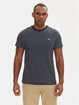 Облегающая футболка DM0DM20377 Tommy Jeans, синий