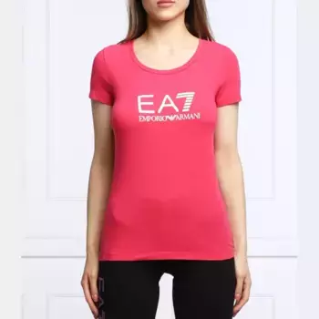 Облегающая футболка Ea7, фуксия