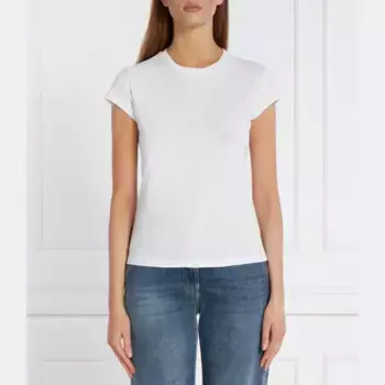 Облегающая футболка Elisabetta Franchi, белый