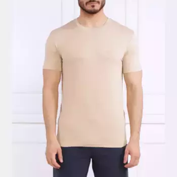 Облегающая футболка Emporio Armani, бежевый