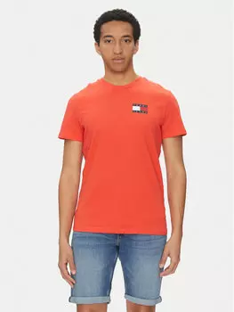 Облегающая футболка Essential DM0DM20740 Tommy Jeans, оранжевый