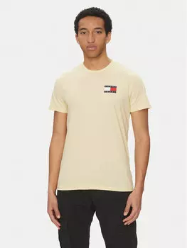 Облегающая футболка Essential DM0DM20740 Tommy Jeans, желтый