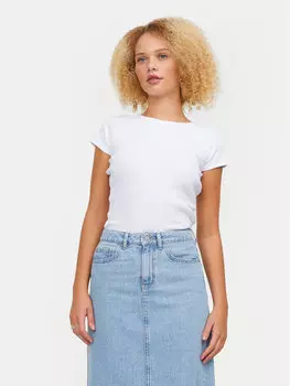Облегающая футболка Friend 12241611 Jjxx, белый
