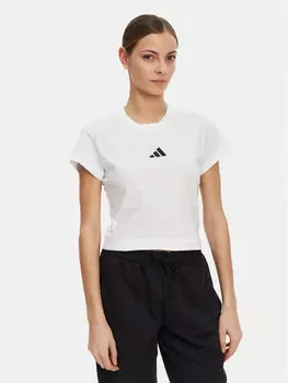 Облегающая футболка Future Icons Small Logo Baby JE4001 Adidas, белый