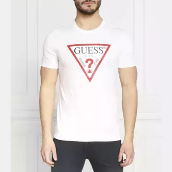 Облегающая футболка Guess, белый
