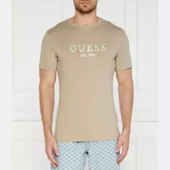 Облегающая футболка Guess, бежевый
