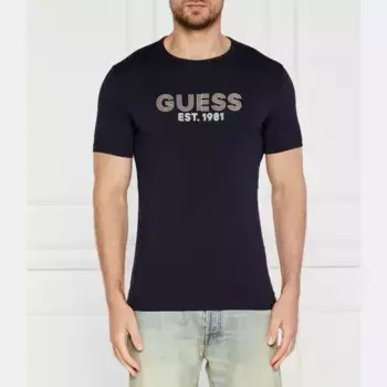 Облегающая футболка Guess, синий