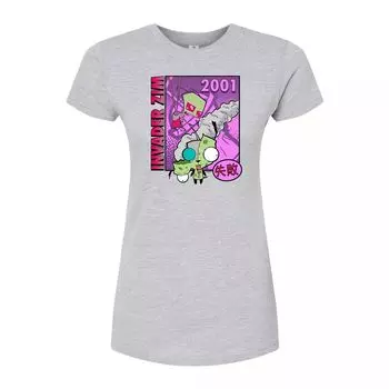 Облегающая футболка Invader Zim Kanji для юниоров Licensed Character