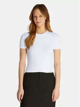 Облегающая футболка J20J225239 Calvin Klein Jeans, белый