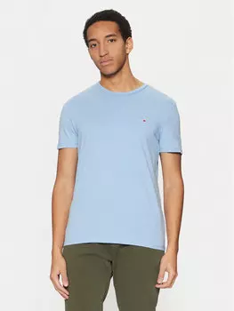 Облегающая футболка Jaspe DM0DM20363 Tommy Jeans, голубой