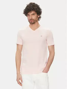 Облегающая футболка Jaspe DM0DM20364 Tommy Jeans, розовый