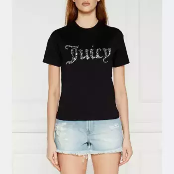 Облегающая футболка Juicy Couture, черный