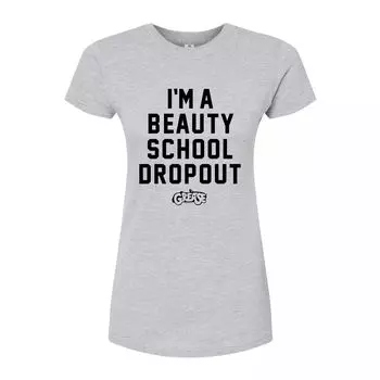 Облегающая футболка Juniors' Grease Beauty School Dropout Licensed Character, серый