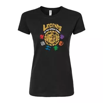 Облегающая футболка Juniors' Legends Of The Hidden Temple Licensed Character, черный