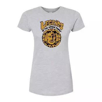 Облегающая футболка Juniors' Legends Of The Hidden Temple Licensed Character, серый