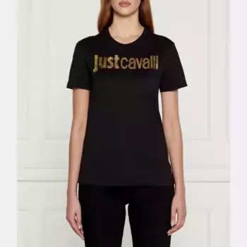 Облегающая футболка Just Cavalli, черный