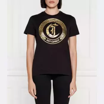 Облегающая футболка Just Cavalli, черный