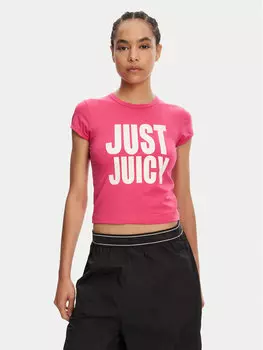 Облегающая футболка Just Juicy JCGCT125040 Juicy Couture, розовый