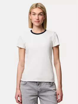 Облегающая футболка May 17154483 Pieces, белый