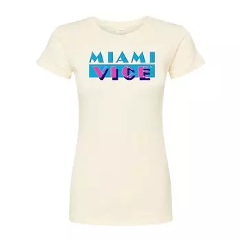 Облегающая футболка Miami Vice для юниоров Licensed Character, бежевый