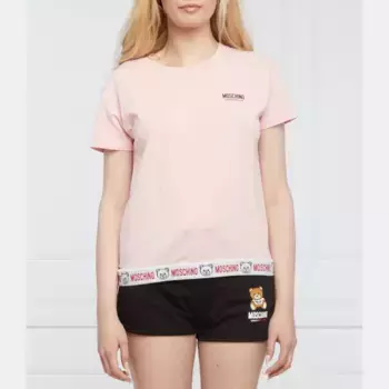 Облегающая футболка Moschino, розовый