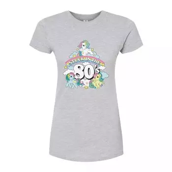 Облегающая футболка My Little Pony для юниоров в стиле 80-х Licensed Character, серый